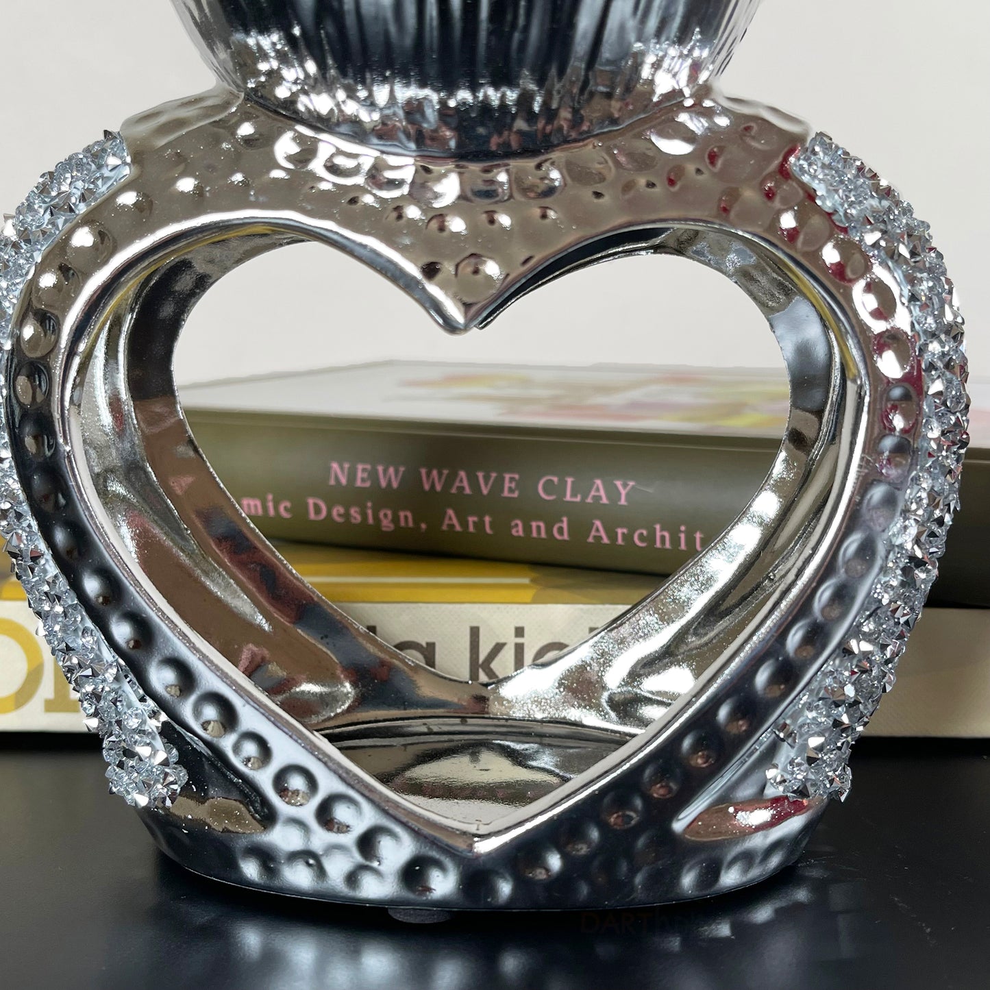 Love Heart Crushed Diamond Wachsschmelzbrenner