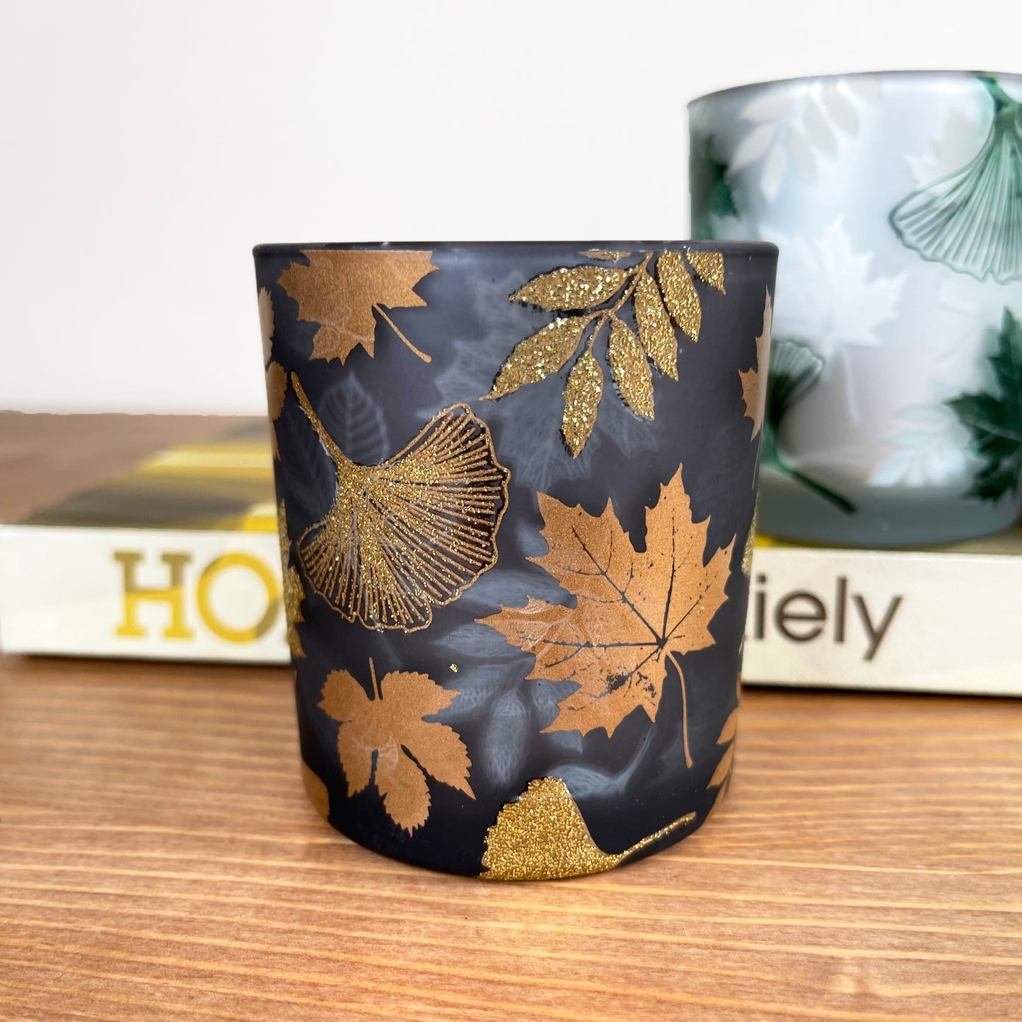 Autumn Leaves Tea Light Holders Set Of 3