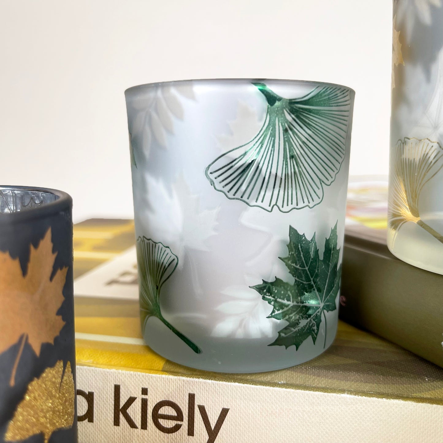 Autumn Leaves Tea Light Holders Set Of 3