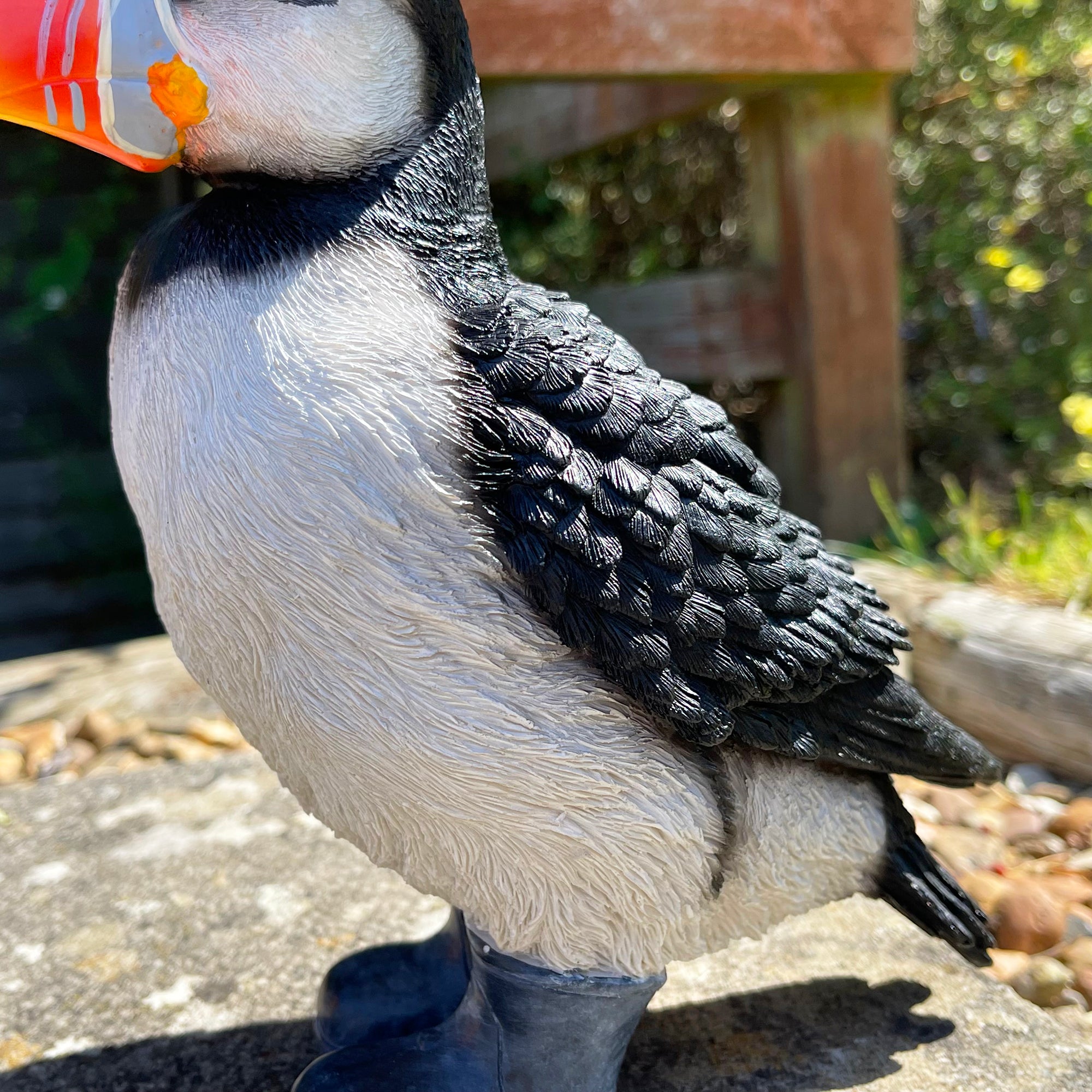 Puffin In Boots Garden Ornament