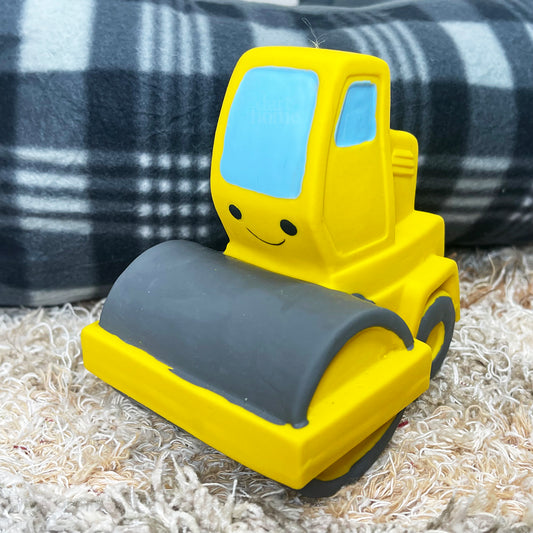 Latex Road Roller Squeaky Dog Toy