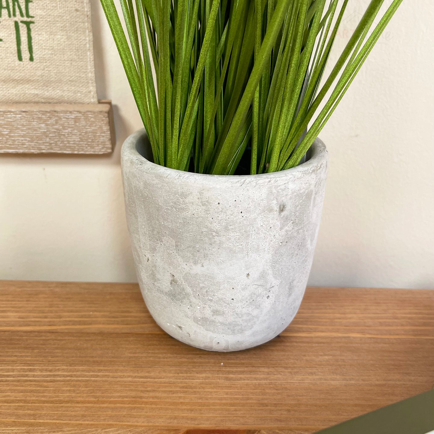 Artificial Grass In Pot