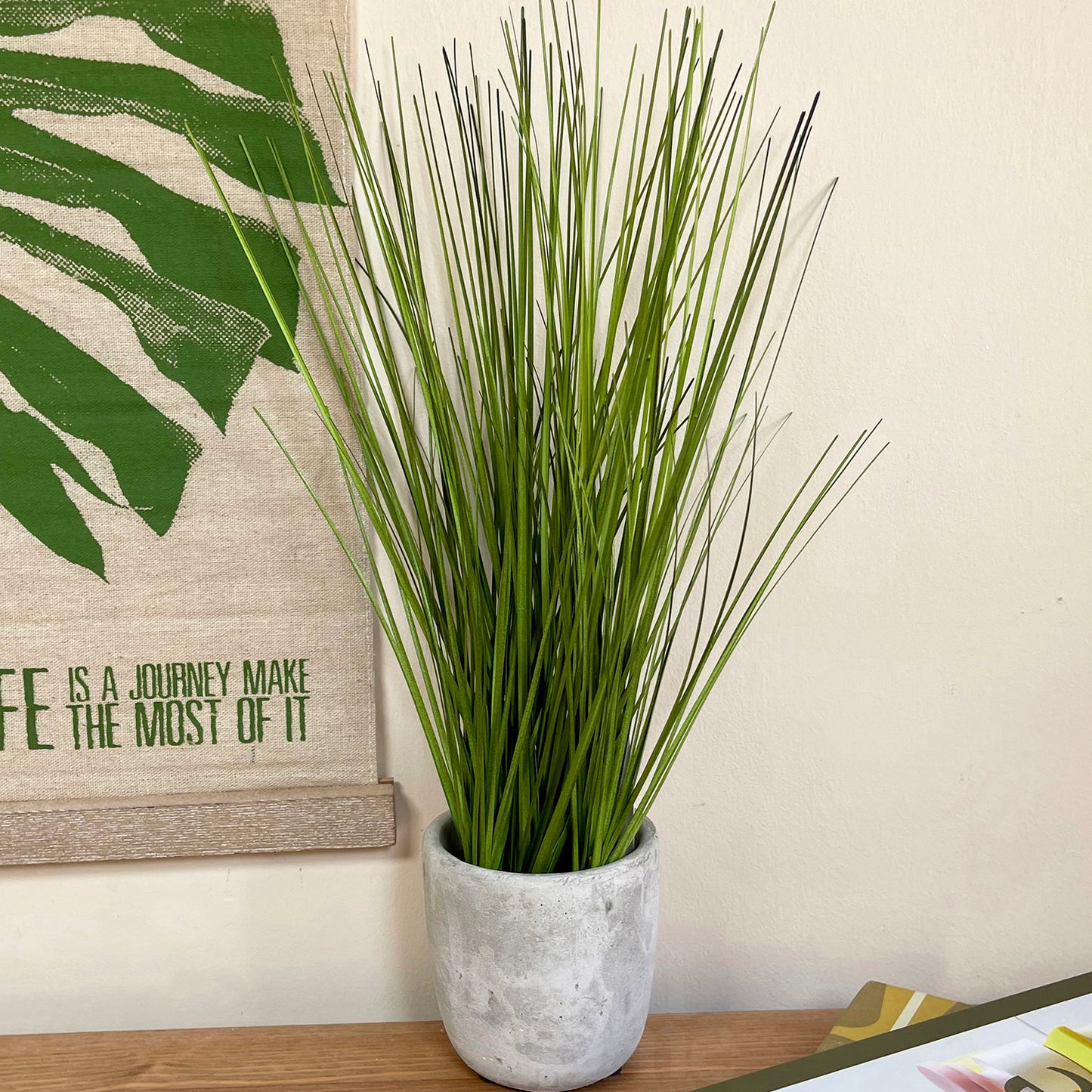 Artificial Grass In Pot