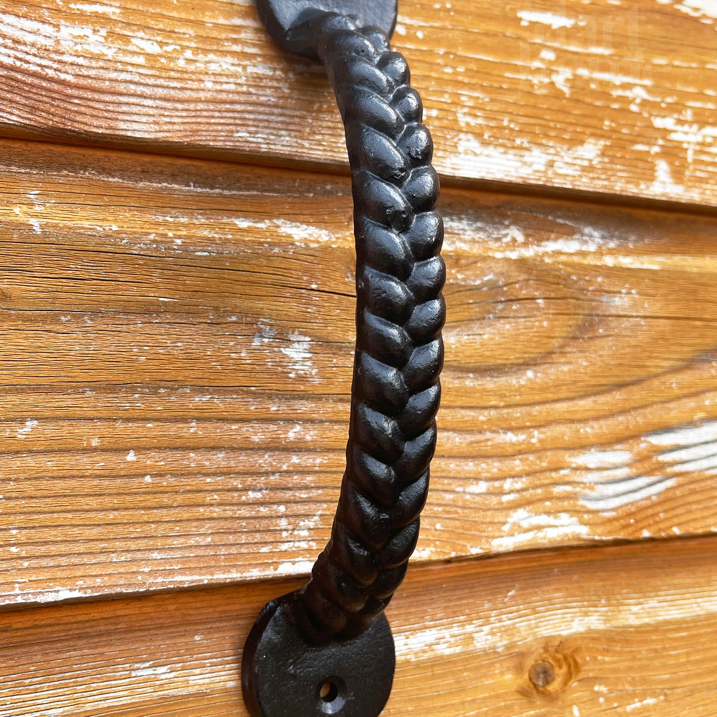 Cast Iron Rope Door Handle 22cm