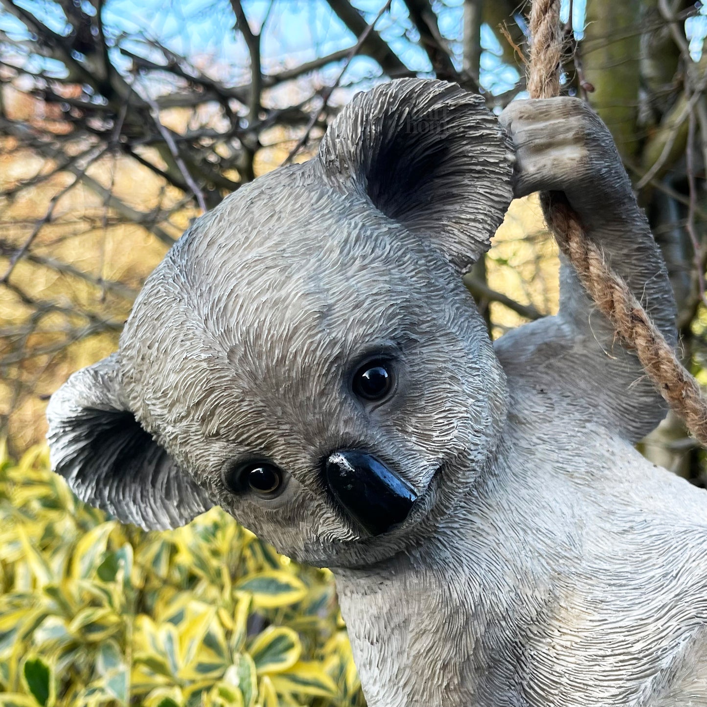 Hanging Grey Koala Ornament