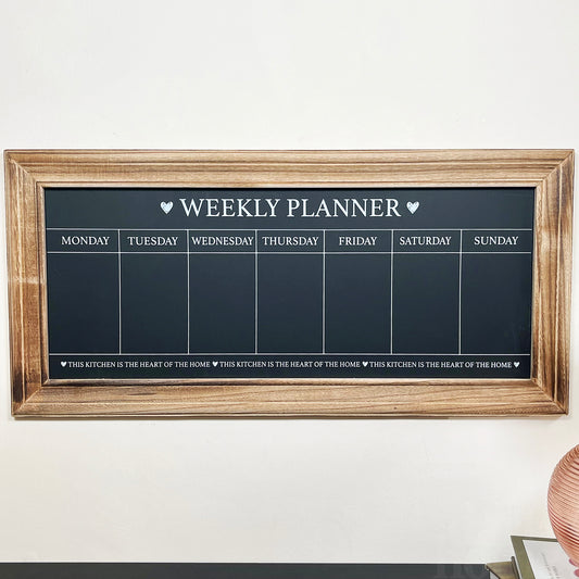 7 Day Chalkboard Weekly Planner