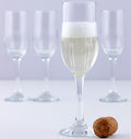 Set Of 4 Tulip Glass Champagne Flutes