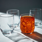 Set Of 4 Lowball Tulip Mixer Glasses 29cl