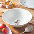 Set Of 4 Country Hen Cereal Bowls
