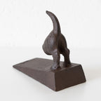Cast Iron Dog Tail Doorstop