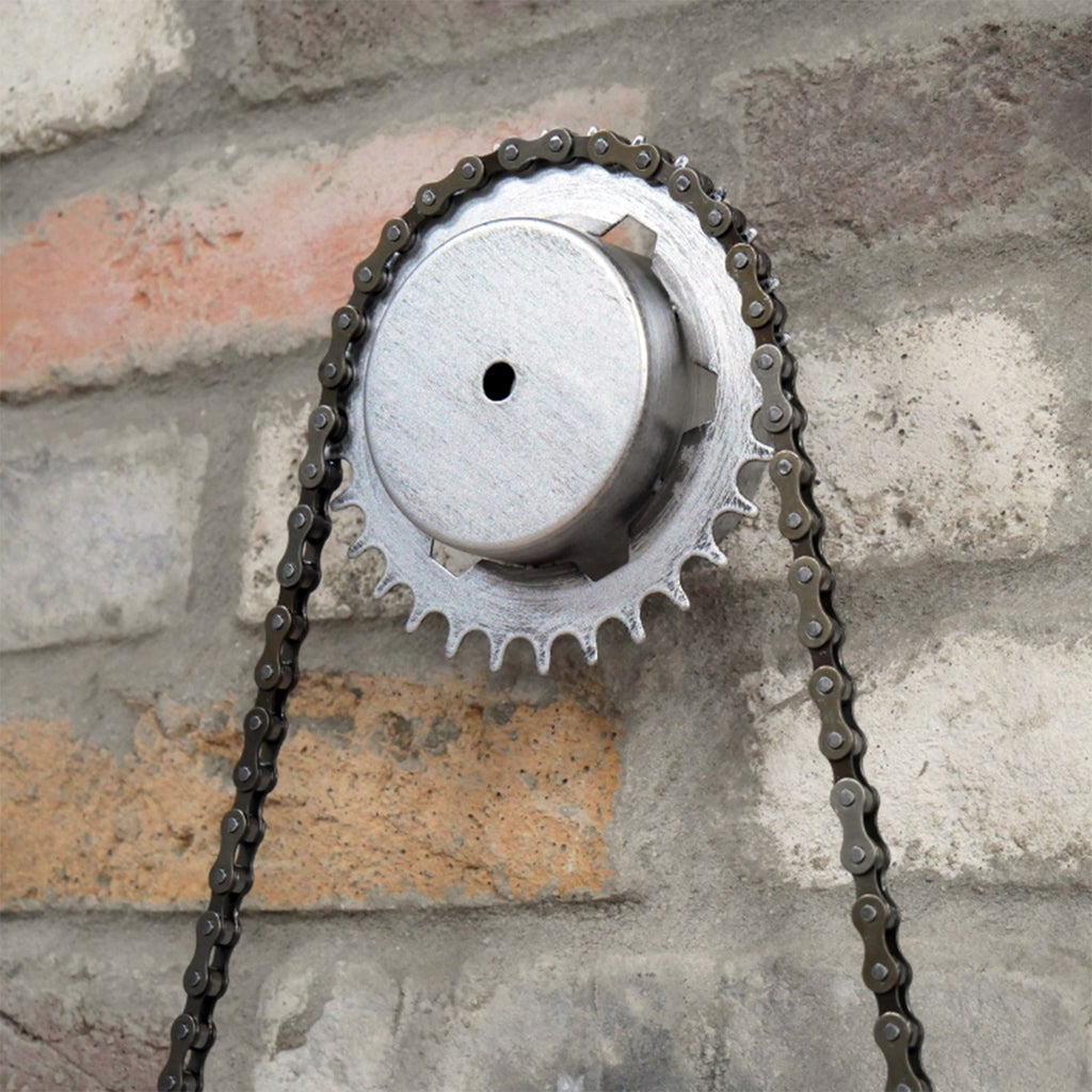 Industrial Bike Chain Wall Clock