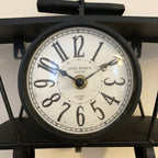 Black Aeroplane Wall Clock