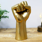 Gold Power Fist Hand Ornament
