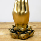 Gold OK Mandala Hand Ornament