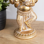 Gold Dancing Ganesh Sculpture