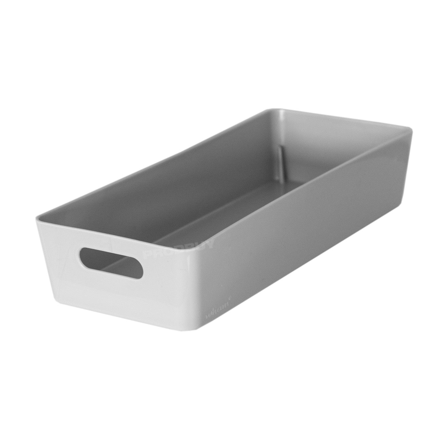 Set Of 4 Grey Rectangle Studio Organiser Trays