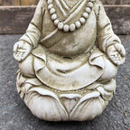 Heavy Stone Zen Monk Sculpture