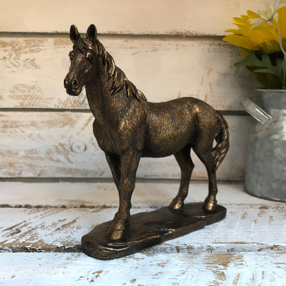 Bronze Stallion Figurine