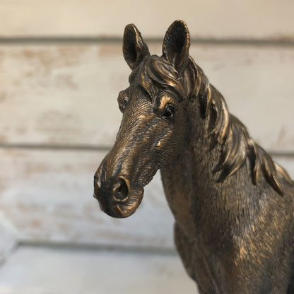 Bronze Stallion Figurine