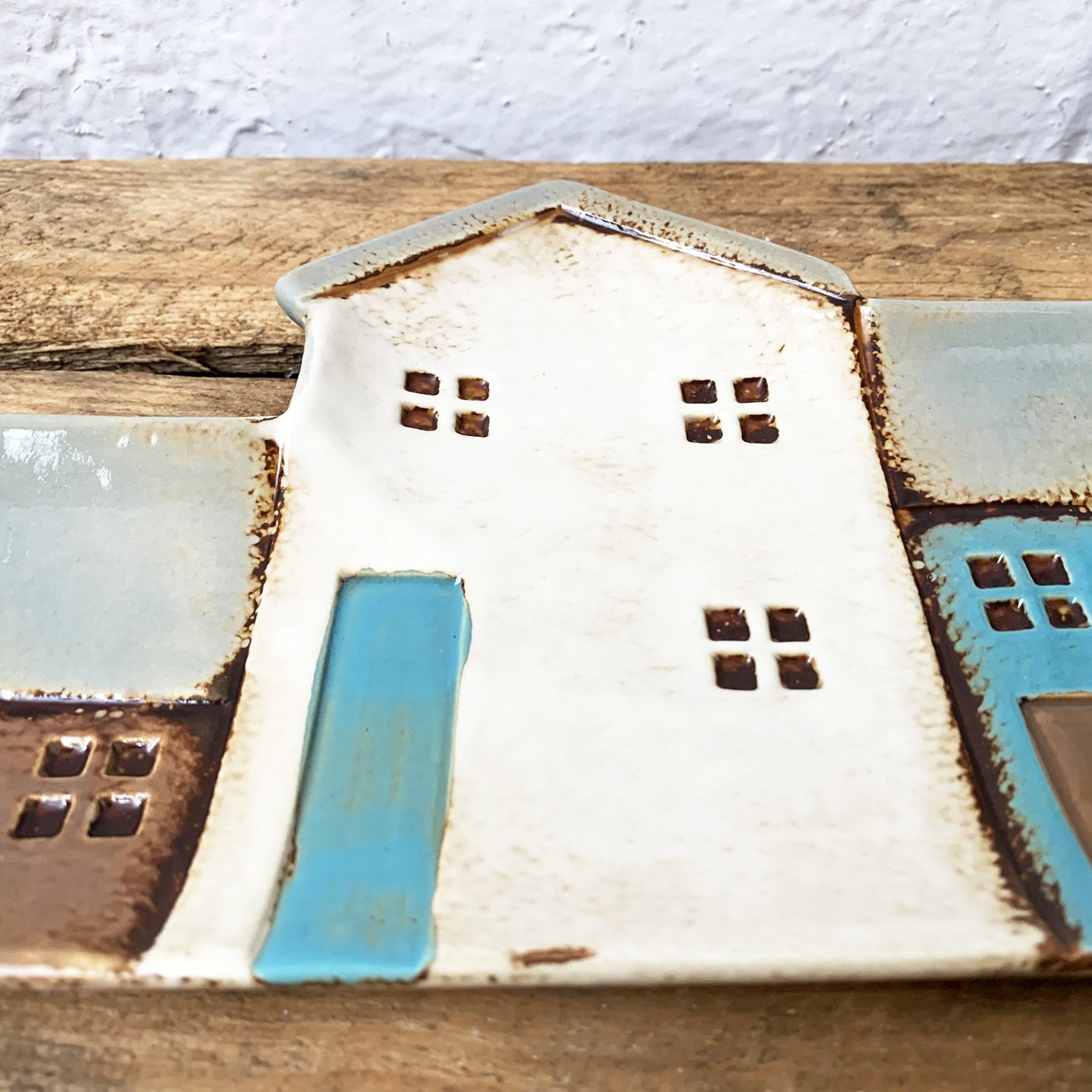 Ceramic Houses Plate