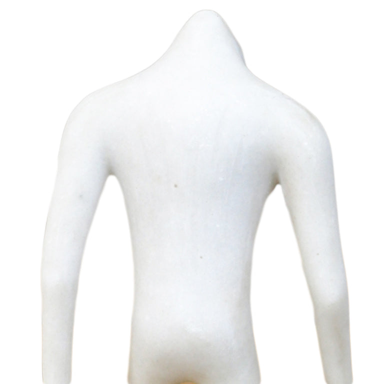 White Quartz Resin Monkey Ornament