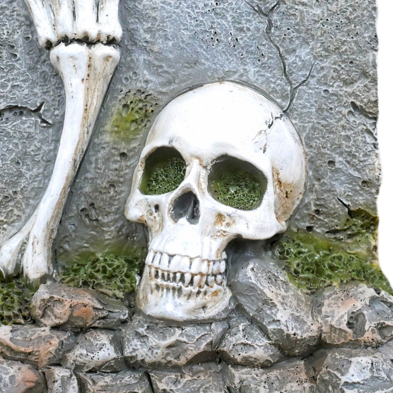 RIP Gravestone Skeleton Ornament
