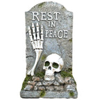 RIP Gravestone Skeleton Ornament