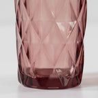 Set Of 2 Pink Gemstone Highball Tumblers