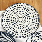 6-teiliges mediterranes Speiseteller-Set 27 cm