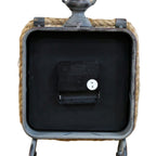 Vintage Square Rope Mantel Clock
