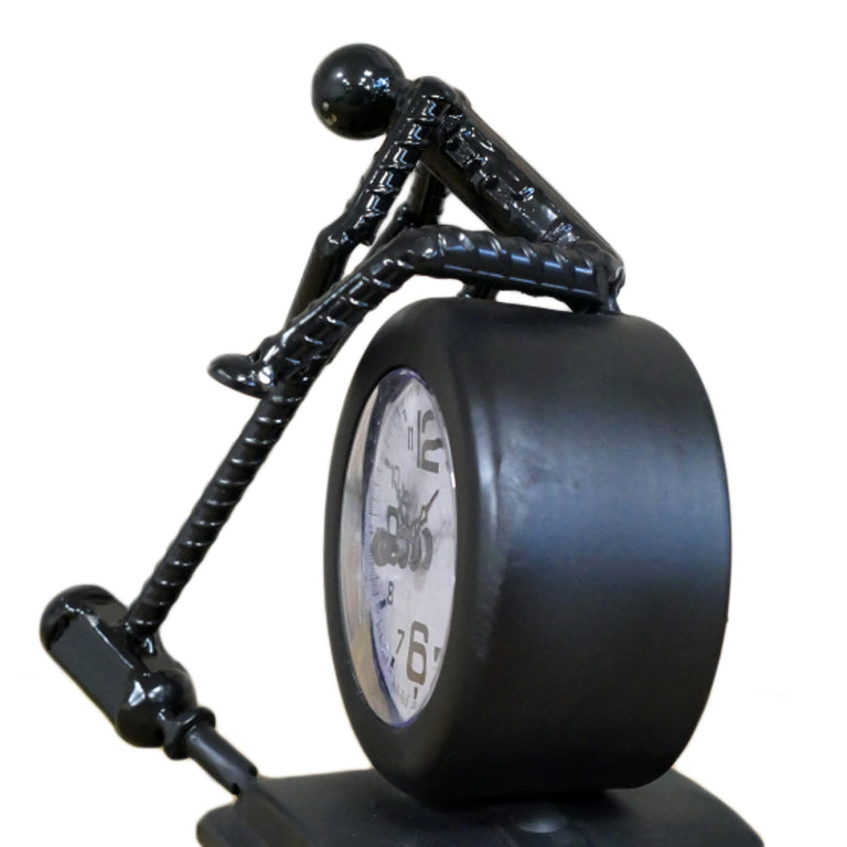 Man With Hammer Mantel Clock