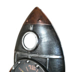 Vintage Metal Rocket Wall Clock