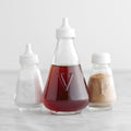 Set Of 3 Salt Pepper & Vinegar Shaker Pots