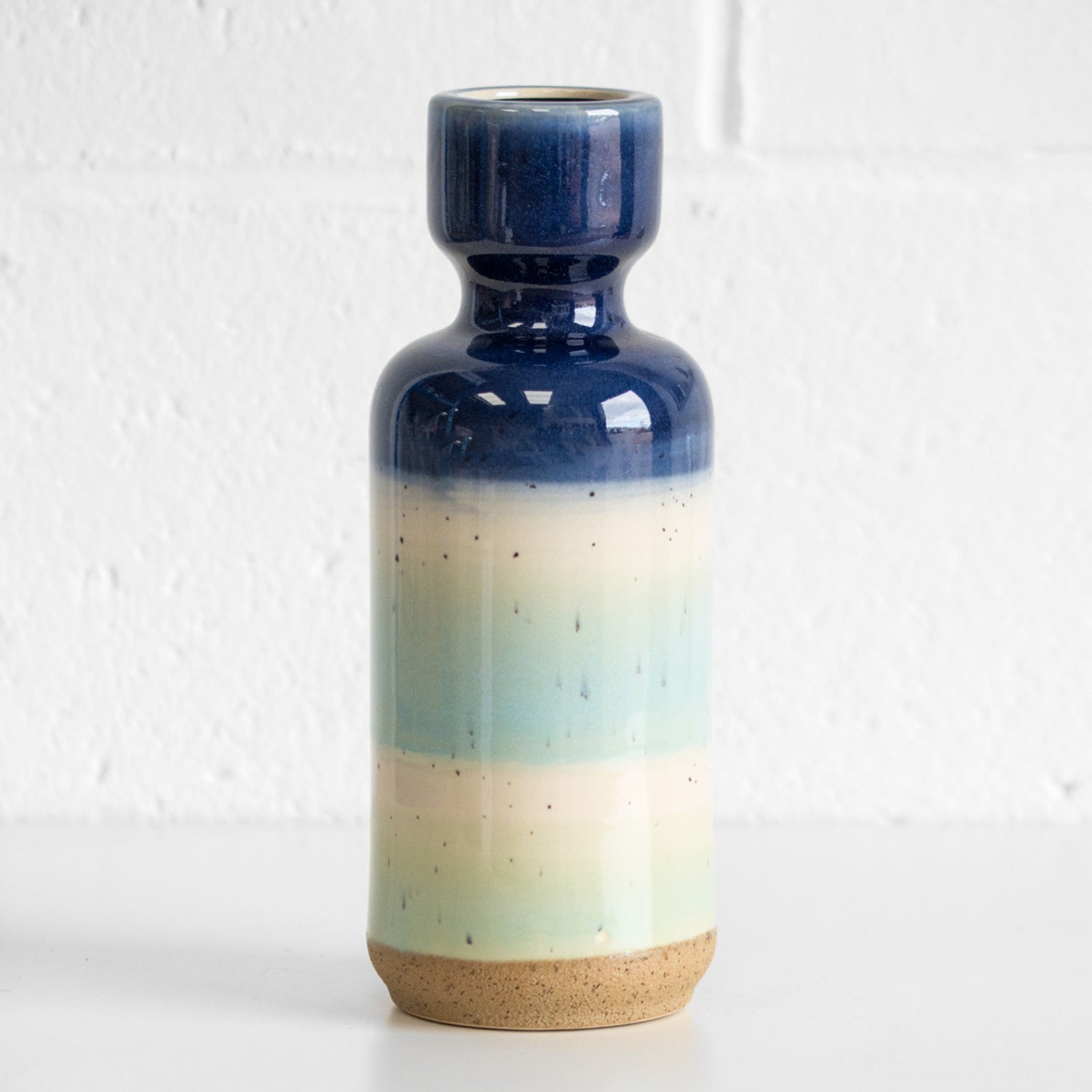 Seashore 27cm Stoneware Candle Stick Holder