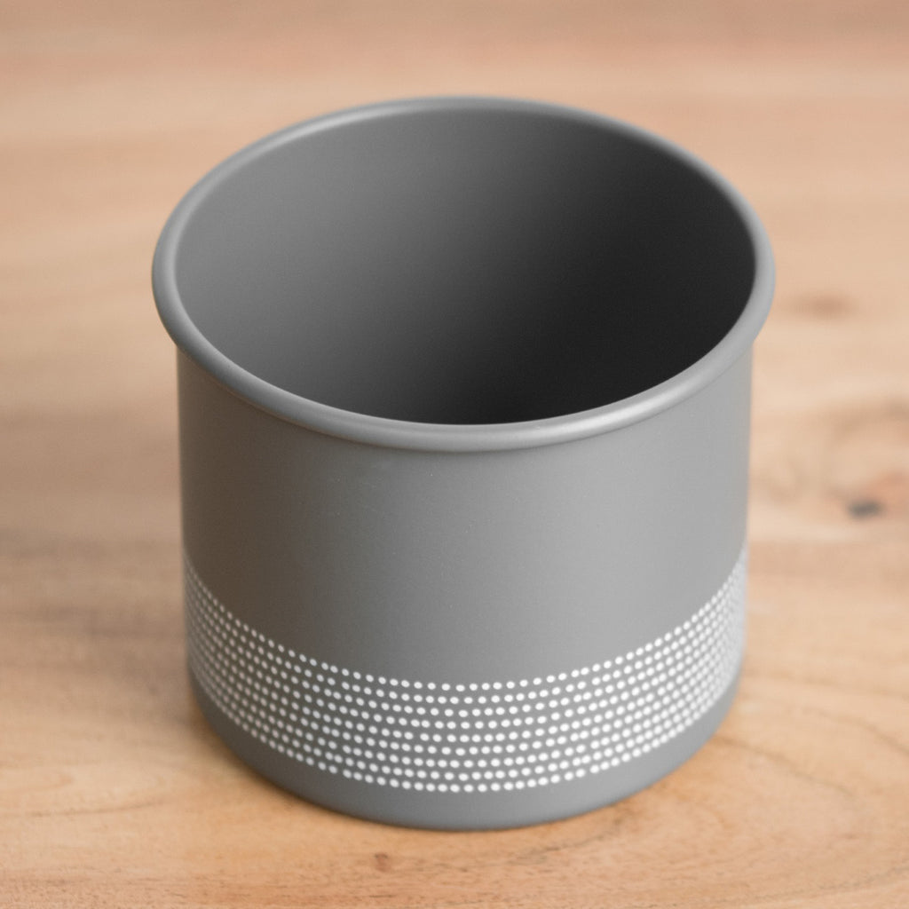 Grey Monochrome Herb Pot