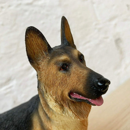 Brown Alsation Dog Figurine