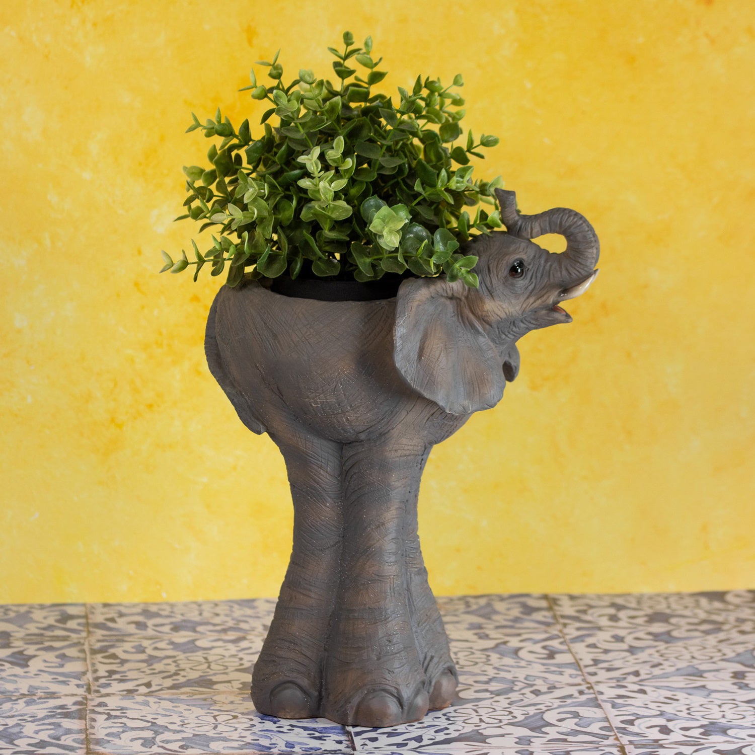 Tall Elephant Planter