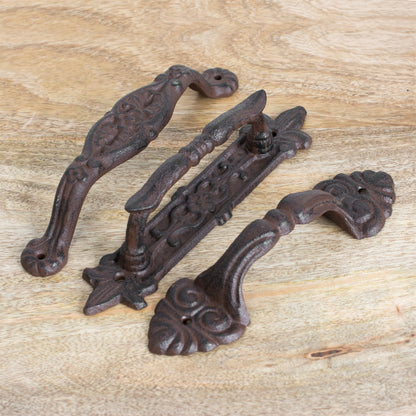 Rustic Cast Iron Door Handles