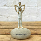 „Best Dad Ever“-Engelsstein-Geschenk, 8 x 14 cm
