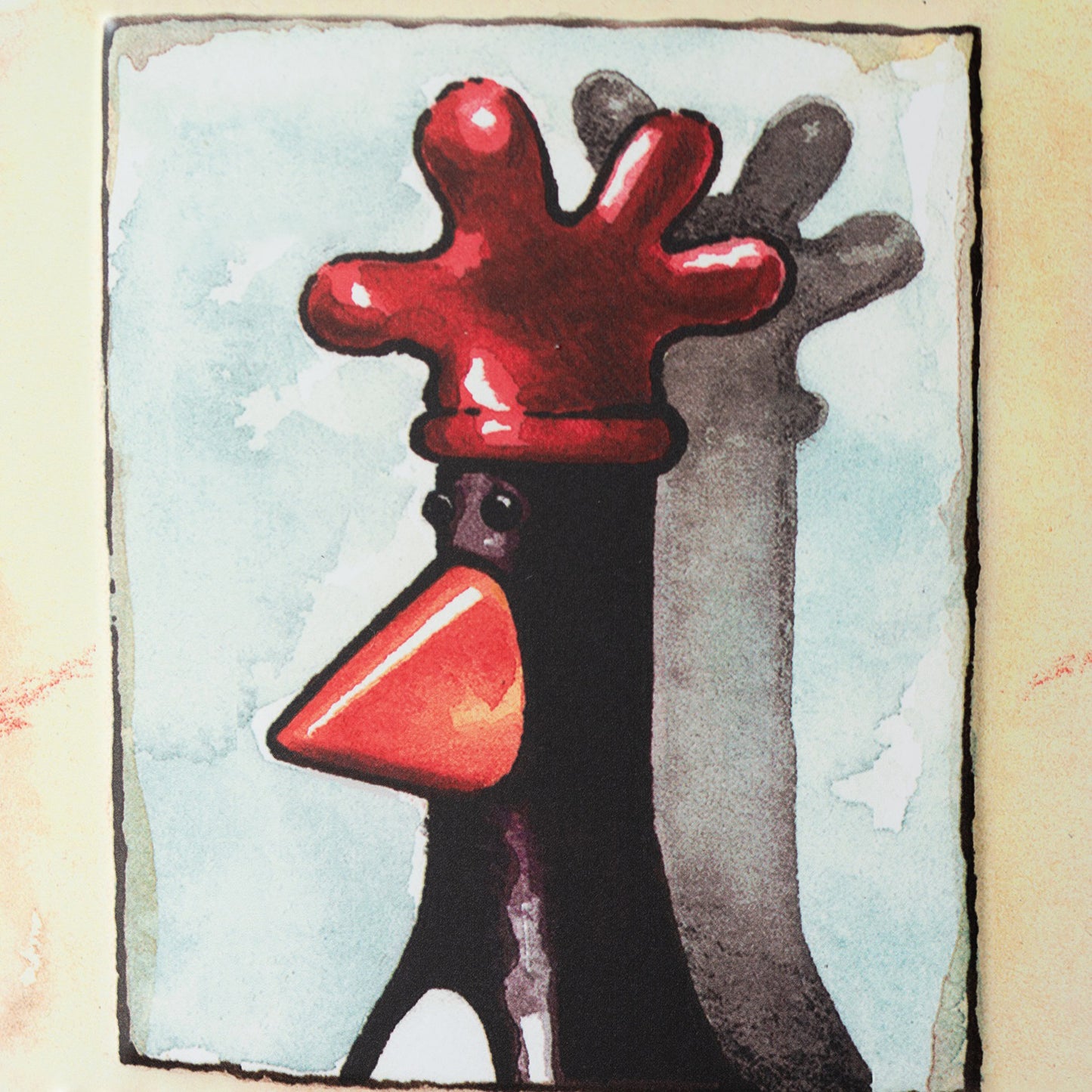 Wallace & Gromit Feathers Mcgraw Wanted Wall Sign