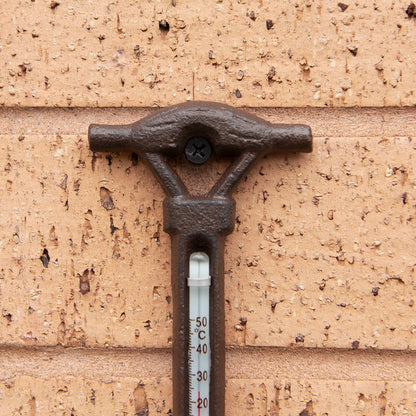 Cast Iron Spade Garden Thermometer