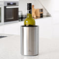 Viners Silver Double Wall Wine Bottle Cooler