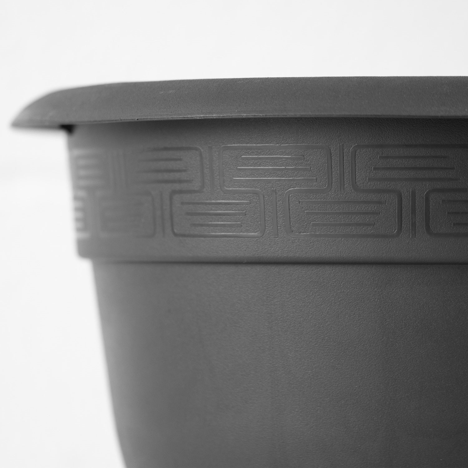Set Of 2 Slate Black Bell Planters