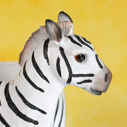 Tall Zebra Planter