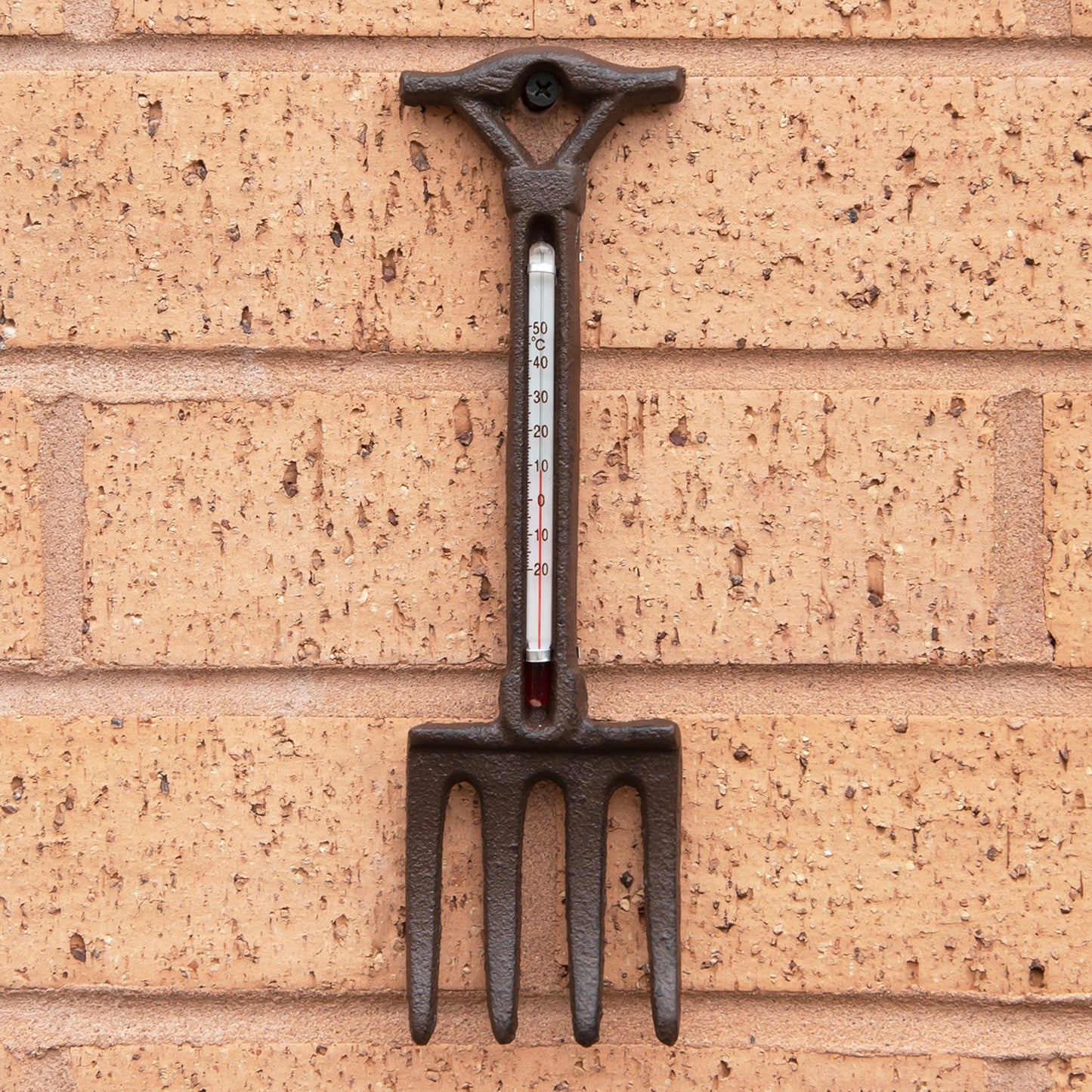 Cast Iron Garden Fork Thermometer