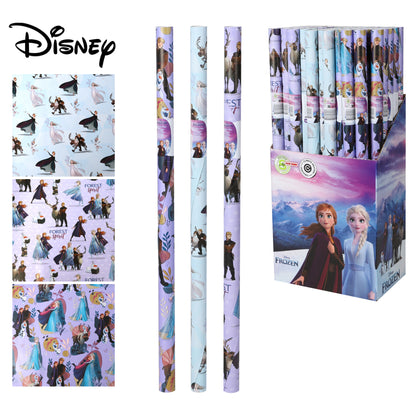 3x Assorted Disney Frozen Gift Wrapping Paper