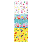 Set Of 3 Peppa Pig Gift Wrapping Paper