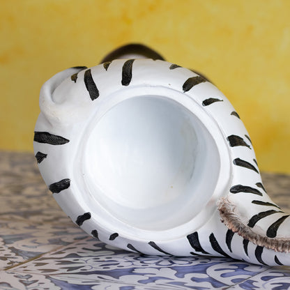 Tall Zebra Planter