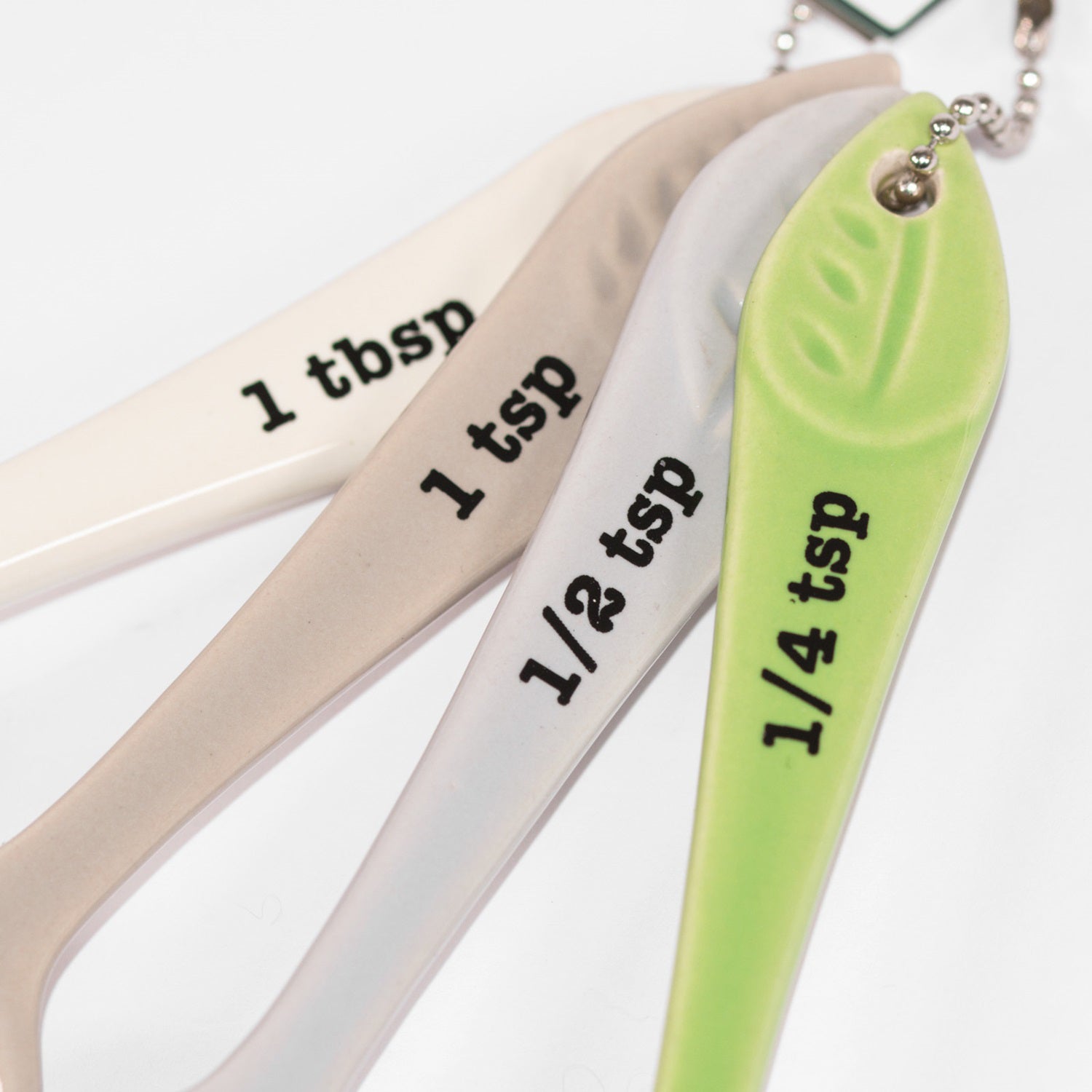 Set Of 4 Mason Cash Stoneware Measuring Spoons