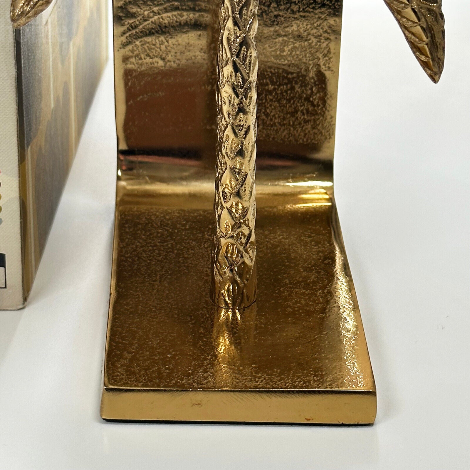 Gold Palm Tree Bookends